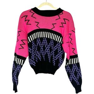 Vintage NILS Ski Resort Wool Blend Retro 90’s Sweater